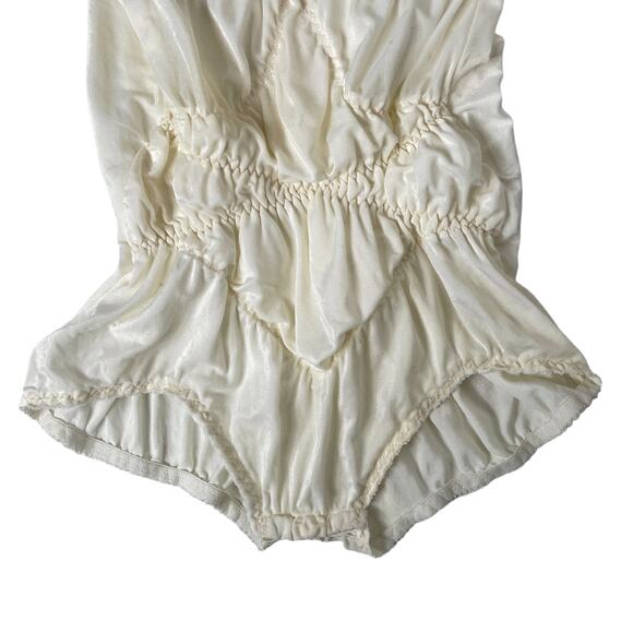 Vintage Bodysuit Shapewear‎ Milady Size 36C Ivory White Lightly Padded - Picture 8 of 14
